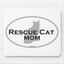 Rescue Cat Mom mousepads