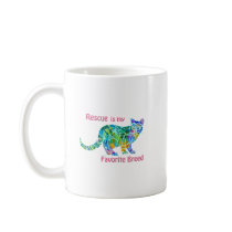 Rescue Cats Crazy Colors Coffee Mug