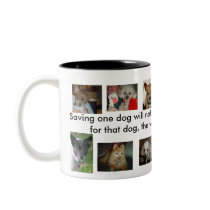Rescue Changes a Dog's World mugs by MarDar Rescue Changes a Dog's World mugs
