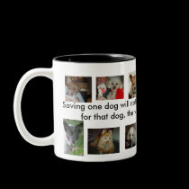 Rescue Changes a Dog's World mugs by MarDar Rescue Changes a Dog's World mugs