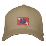 Rescue Divers and emergency responders everywhere could use a cool embroidered cap like this. Add your own custom text and make this cap unique Rescue Diver cap Embroidered Baseball Caps