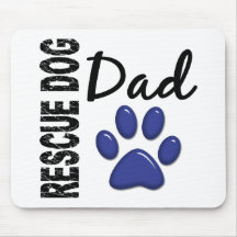 Rescue Dog Dad 2 Mouse Pad