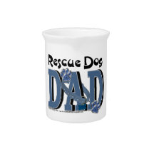 Rescue Dog DAD Beverage Pitchers