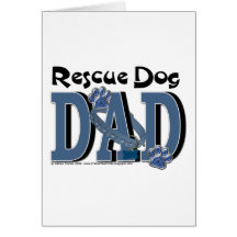 Rescue Dog DAD Card