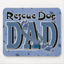 Rescue Dog DAD Mouse Pads