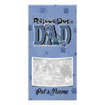 Rescue Dog DAD Photo Cards