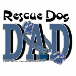 Rescue Dog DAD Photo Cutout