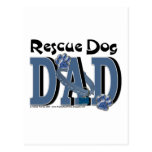 Rescue Dog DAD Post Cards