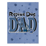 Rescue Dog DAD Post Cards