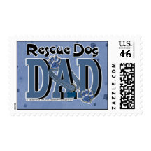 Rescue Dog DAD Postage