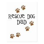 Rescue Dog Dad Postcards
