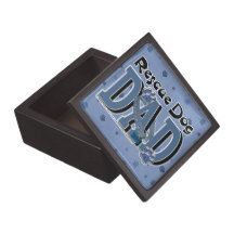 Rescue Dog DAD Premium Trinket Boxes