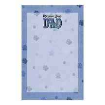Rescue Dog DAD Stationery Design