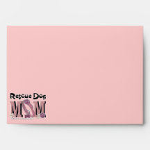 Rescue Dog MOM Envelope