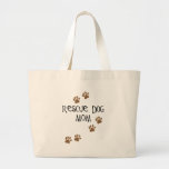 Rescue Dog Mom Tote Bag