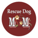 Rescue Dog Owners Gifts sticker