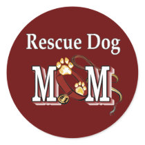 Rescue Dog Owners Gifts stickers by DogsByDezign Rescue Dog Owners Gifts stickers