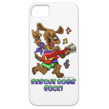 RESCUE DOGS ROCK iPhone 5 COVERS