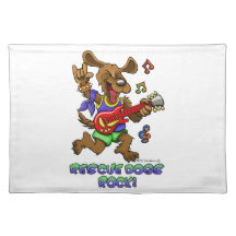 RESCUE DOGS ROCK PLACEMATS