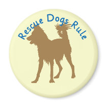 Rescue Dogs Rule v3 magnets
