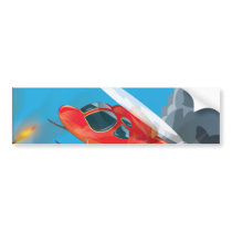 Rescue Helicopter Bumper Sticker