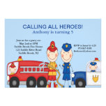Rescue Heroes Birthday Invitation
