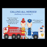 Rescue Heroes Birthday Invitation invitations
