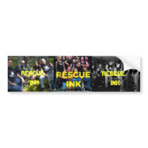 RESCUE INK Sticker (ANIMAL RESCUE GROUP) bumper stickers