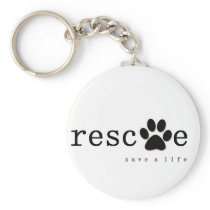RESCUE -  Save A Life Keychain