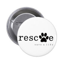 RESCUE -  Save A Life Pin