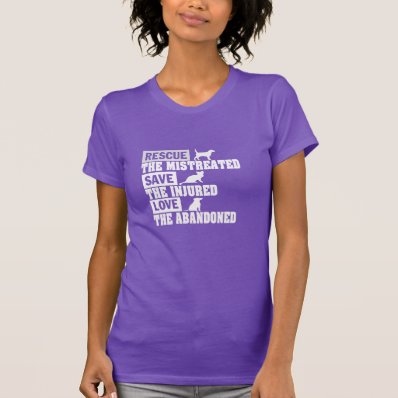 Rescue, Save, Love! Tee Shirts