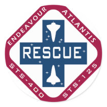 Rescue STS-400 stickers by NASA_and_Beyond Rescue STS-400 stickers