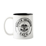 Rescue Swimmer (Grunge) mugs