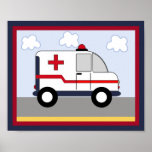 Rescue Vehicle #5 Ambulance Poster/Print
