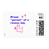 rescued dog postage