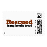 Rescued Is My Favorite Breed Postage