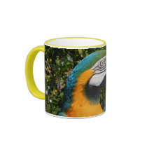 Rescued Macaws Mug by farmer77 Rescued Macaws Mug