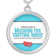 Rescued Missouri Fox Trotting Horse (Female Horse) Necklaces