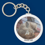 Rescued Moose Calf Keychain