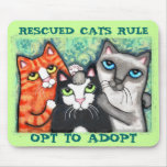 Rescued / Shelter Cat's Mouse Pad