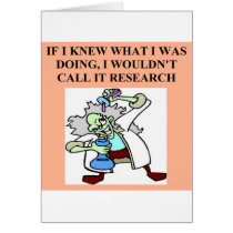 research  joke card