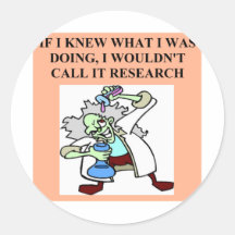 research  joke round sticker