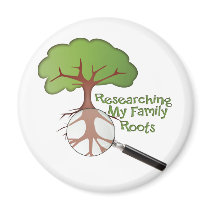 Researching my Family Roots Magnet
