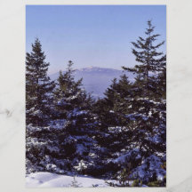 Reserva nacional de Wapack, invierno escénico Tarjetones