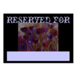 Reserved For - Placement Cards Business Cards