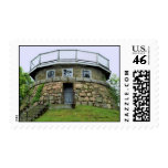 Reservoir on Powder House Hill Postage