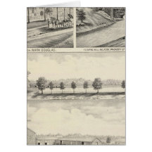 Residence and property of Mark Douglas Greeting Card