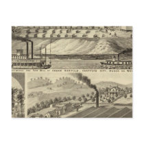 Residence and saw mill of Susan Harpold Postcards
