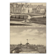 Residence, barn & outbuildings of AR Earle Cards
