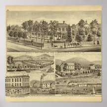 Residence of John A Warden Sewickley Print